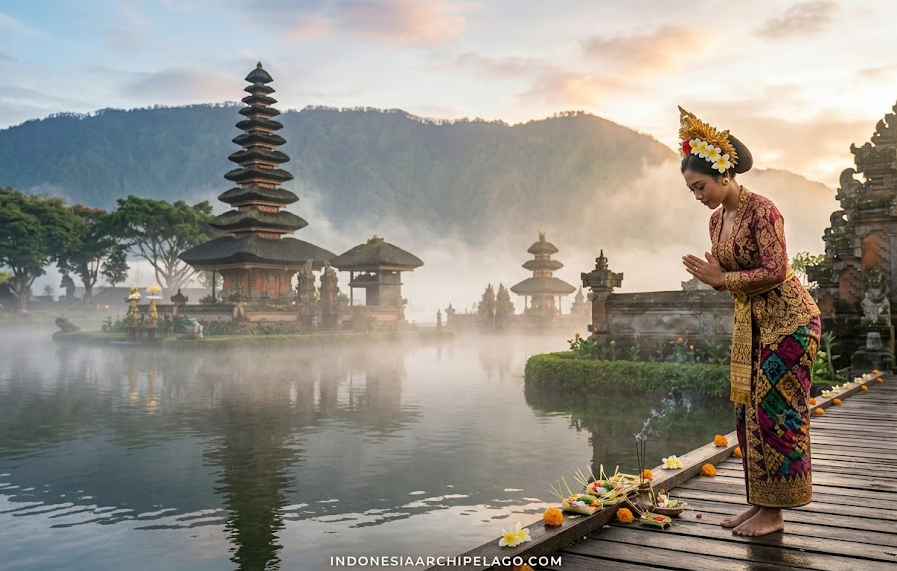 Sacred Sunrise at Bali’s Iconic Misty Floating Temple